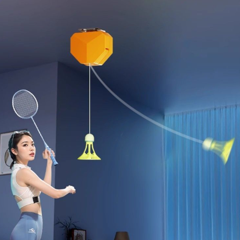 Badminton Rebound Trainer - อุปกรณ์ฝึกซ้อมแบดมินตันแบบปรับแรงสะท้อนได้ สำหรับฝึกซ้อมเดี่ยว ใช้ในร่ม พกพาสะดวก