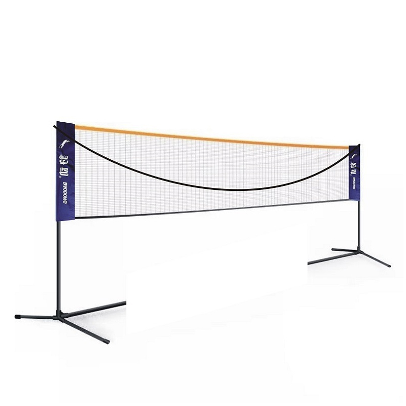 Badminton Rebound Trainer - ชุดตาข่ายกีฬาแบบพกพา ปรับความสูงได้ สำหรับแบดมินตัน เทนนิส วอลเลย์บอล โครงพับได้