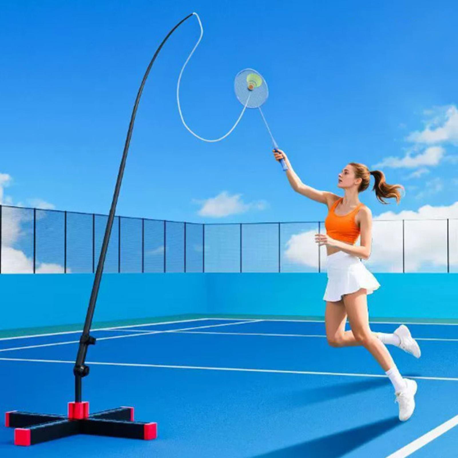 อุปกรณ์ฝึกแบดมินตันแบบพกพา พับ - Badminton Rebound Trainer บทวิจารณ์และราคา