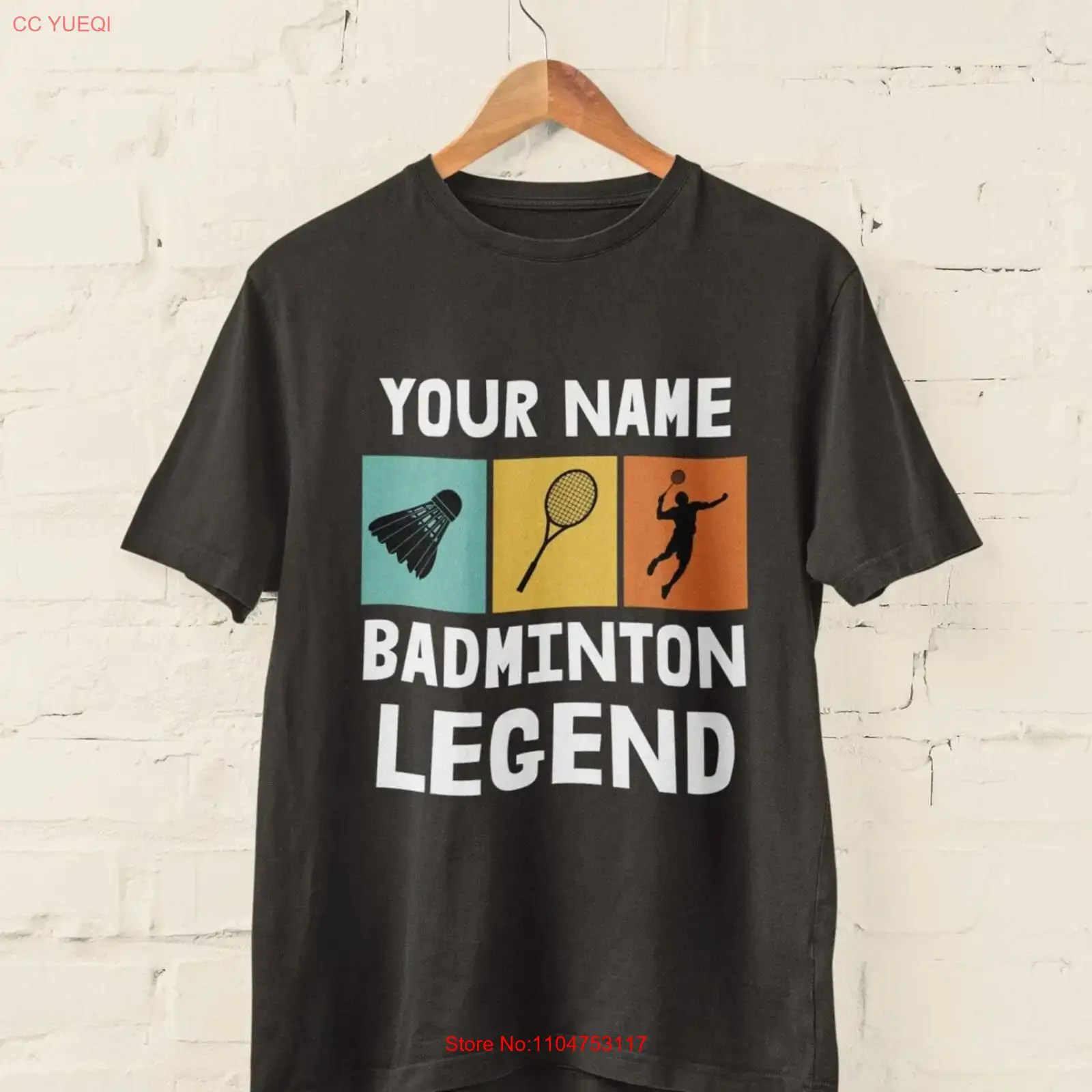 เสื้อยืดตำนานแบดมินตันแบบสั่งท - Badminton Legend บทวิจารณ์และราคา